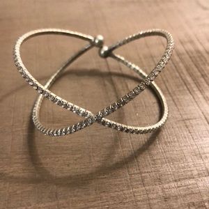 Dainty Rhinestone Cuff